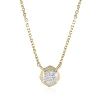 9K IF (G) Diamond Gold Necklace (de Melo)