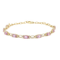 14K Pink Sapphire Gold Bracelet (CIRARI)