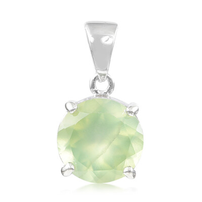 Prehnite Silver Pendant