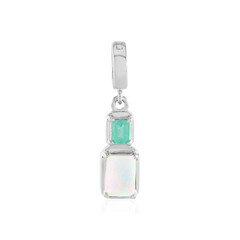 Welo Opal Silver Pendant