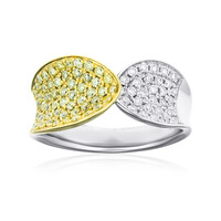 14K SI2 Yellow Diamond Gold Ring (CIRARI)