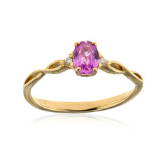 14K Pink Sapphire Gold Ring (CIRARI)