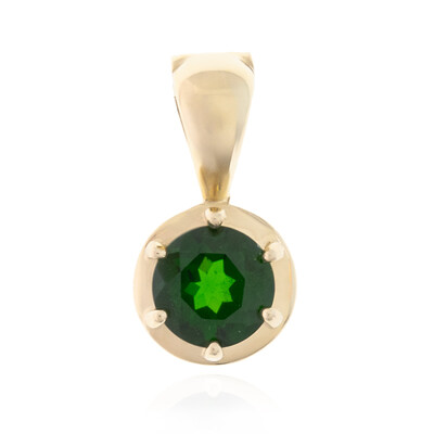 9K Russian Diopside Gold Pendant (CUSTODANA)