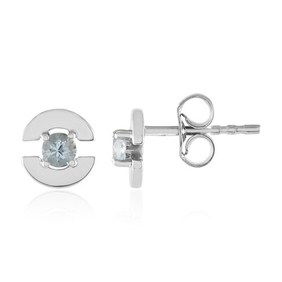 Brazilian Aquamarine Silver Earrings