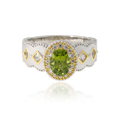 Peridot Silver Ring (Dallas Prince Designs)