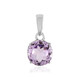 Rose de France Amethyst Silver Pendant