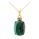 Malachite Silver Necklace