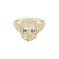 14K Canary Kunzite Gold Ring (AMAYANI)