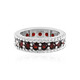 Mozambique Garnet Silver Ring