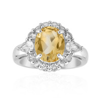 Citrine Silver Ring