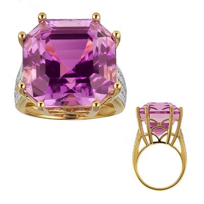 18K Patroke Kunzite Gold Ring (AMAYANI)