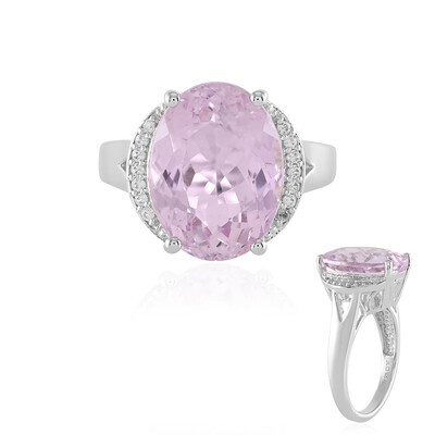 Kunzite Silver Ring