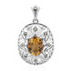 Citrine Silver Pendant (Annette classic)