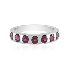 Rhodolite Silver Ring