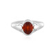 Hessonite Garnet Silver Ring