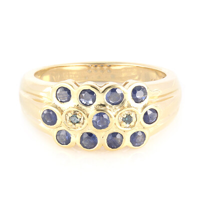 Laos Sapphire Silver Ring