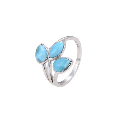 Larimar Silver Ring