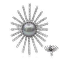 Tahitian Pearl Silver Ring (TPC)