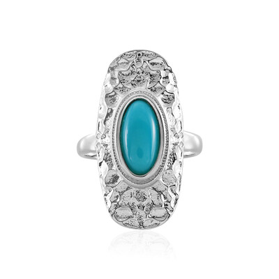 Fox Turquoise Silver Ring (Faszination Türkis)