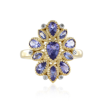 Tanzanite Silver Ring