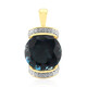 9K London Blue Topaz Gold Pendant