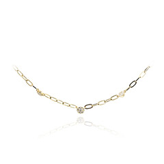 14K I1 (H) Diamond Gold Necklace (CIRARI)