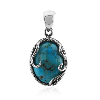 Kingman Blue Mojave Turquoise Silver Pendant (Art of Nature)