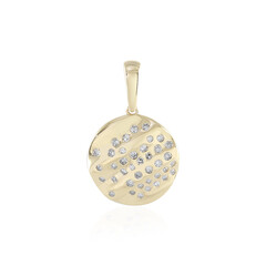 9K I1 (J) Diamond Gold Pendant