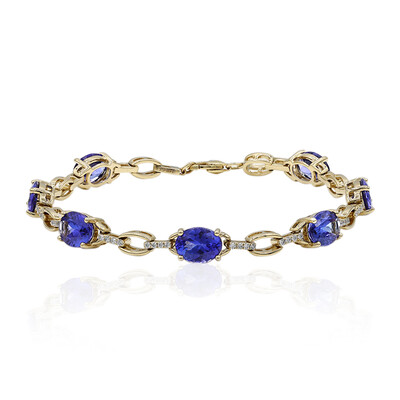 14K AAA Tanzanite Gold Bracelet (CIRARI)