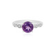 Siberian Amethyst Silver Ring