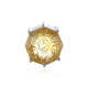 Citrine Silver Pendant (MONOSONO COLLECTION)