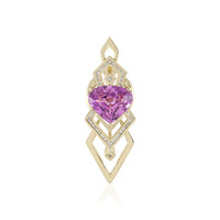 14K Patroke Kunzite Gold Pendant (de Melo)