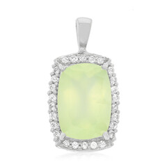 Prehnite Silver Pendant