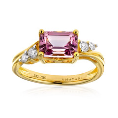 18K Pink Diaspore Gold Ring (AMAYANI)