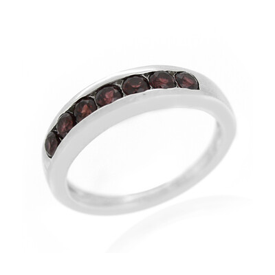 Rhodolite Silver Ring