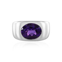 Siberian Amethyst Silver Ring