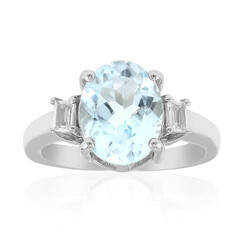 Sky Blue Topaz Silver Ring