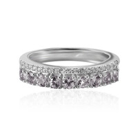 Ouro Preto Pink Topaz Silver Ring