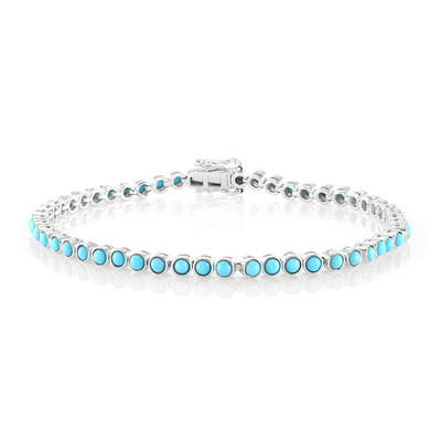 Sleeping Beauty Turquoise Silver Bracelet