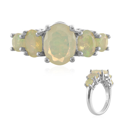 Welo Opal Silver Ring