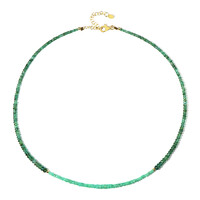 Zambian Emerald Silver Necklace