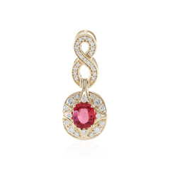 14K Luc Yen Noble Red Spinel Gold Pendant (AMAYANI)