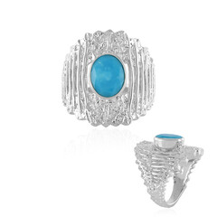 Sleeping Beauty Turquoise Silver Ring (de Melo)