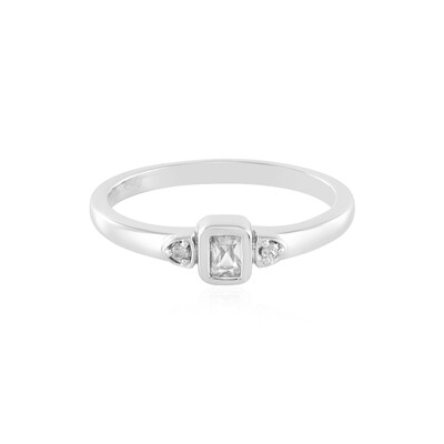 Zircon Silver Ring