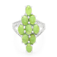 Imperial Chrysoprase Silver Ring