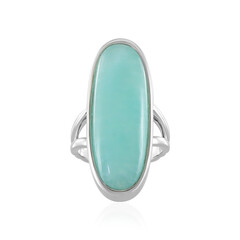 Amazonite Silver Ring