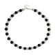 Black Onyx Silver Necklace