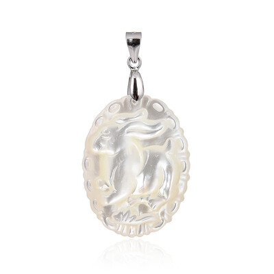 Mother of Pearl Silver Pendant