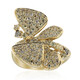 14K SI2 Fancy Diamond Gold Ring (CIRARI)