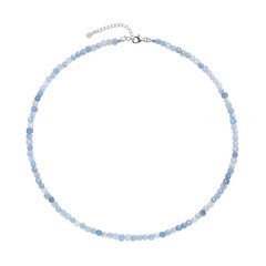 Aquamarine Silver Necklace